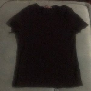 Black textured shirt